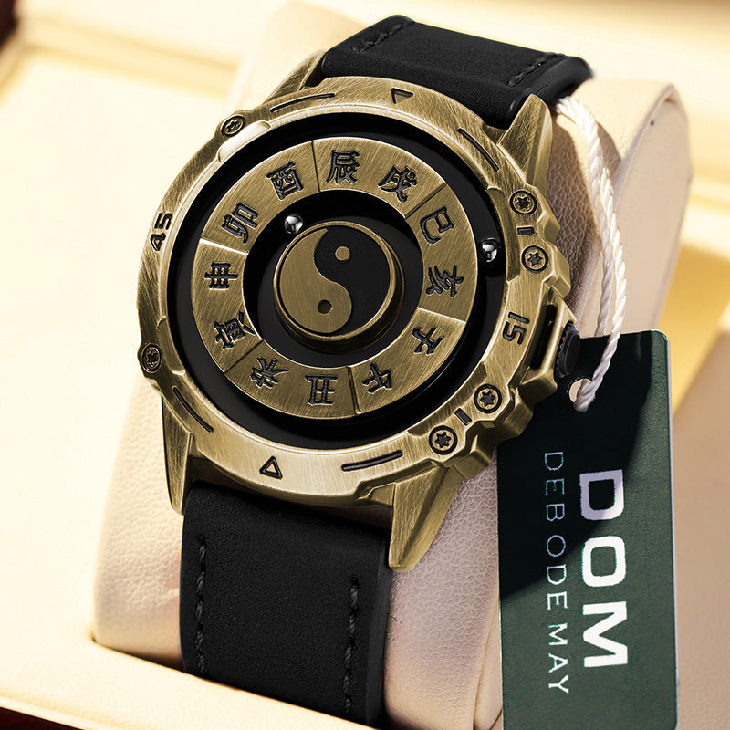Magnetic Levitation Steel Ball Watch: Tai Chi & Solar Terms