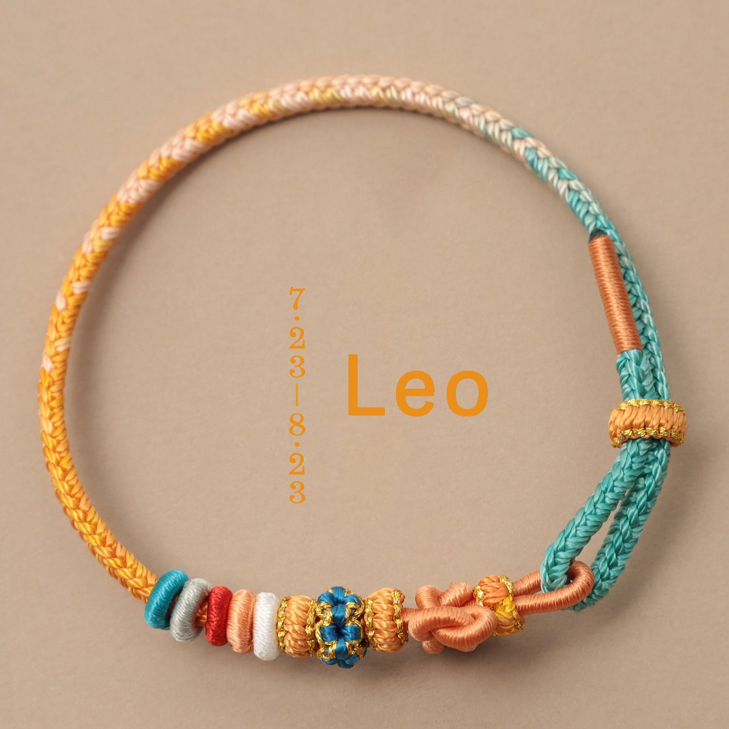 Letitdao Zodiac Braided Red String Bracelet With Knot Of Safety - Luck & Wealth & Love