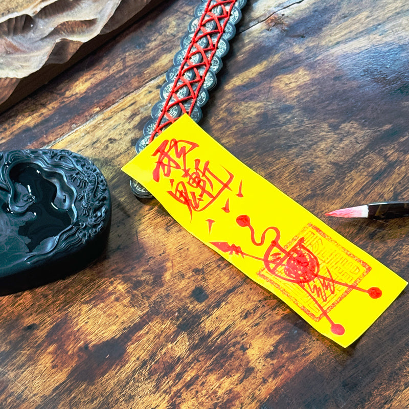 The Warding Hand-Painted Talisman | To Cleanse Your Space and Guard Your Spirit