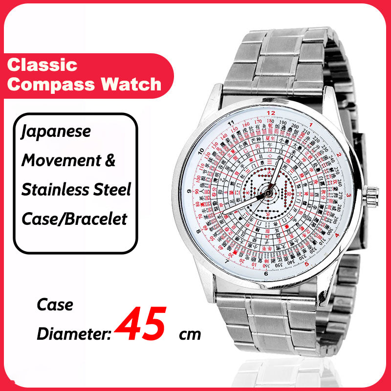 BaGua Compass Watch - Solar Terms Outdoor Electronic Precision Chronograph