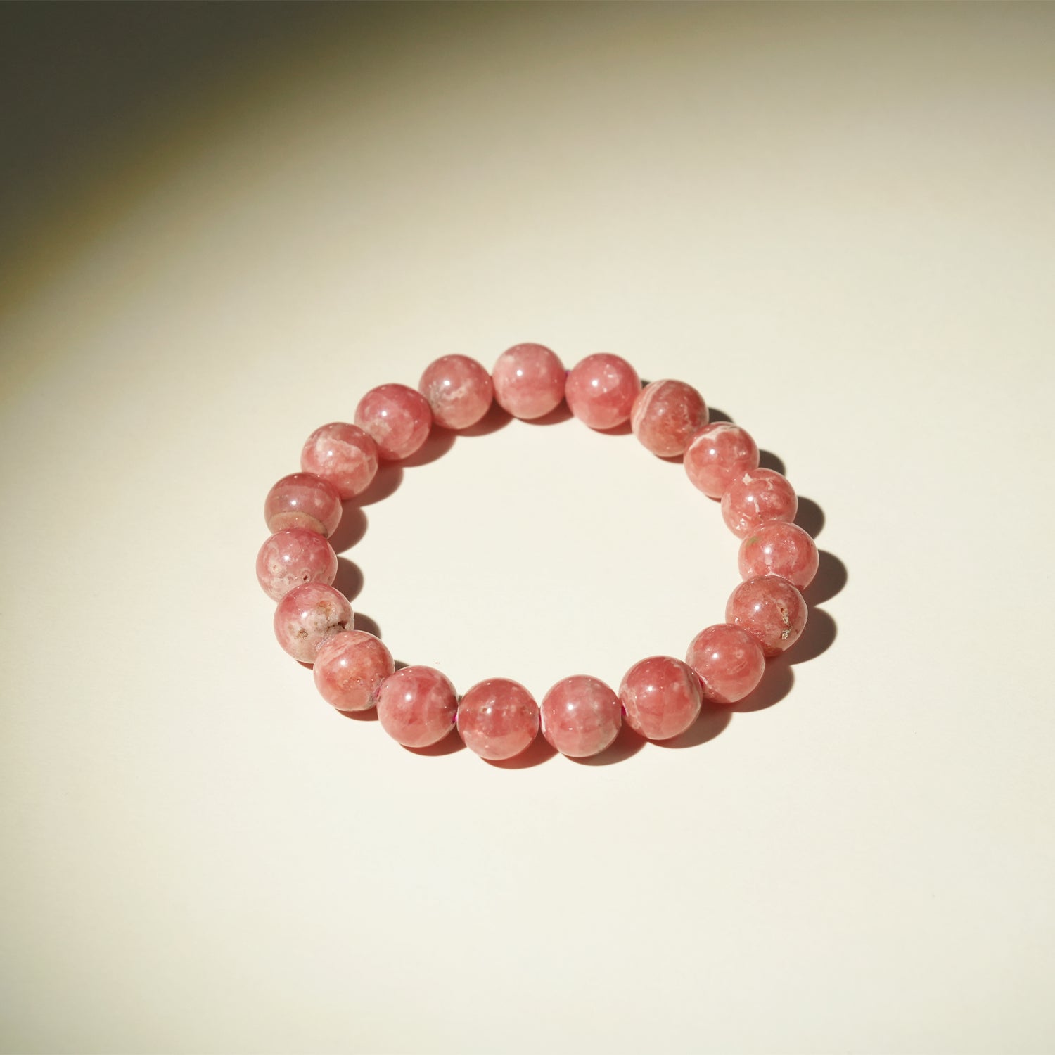 Letitdao Natural Rhodochrosite Bracelet - Whisper of Love