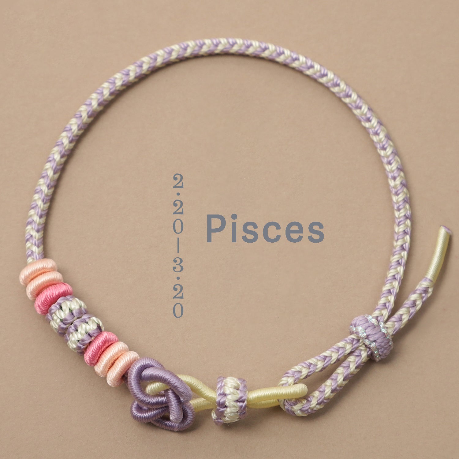 Letitdao Zodiac Braided Red String Bracelet With Knot Of Safety - Luck & Wealth & Love