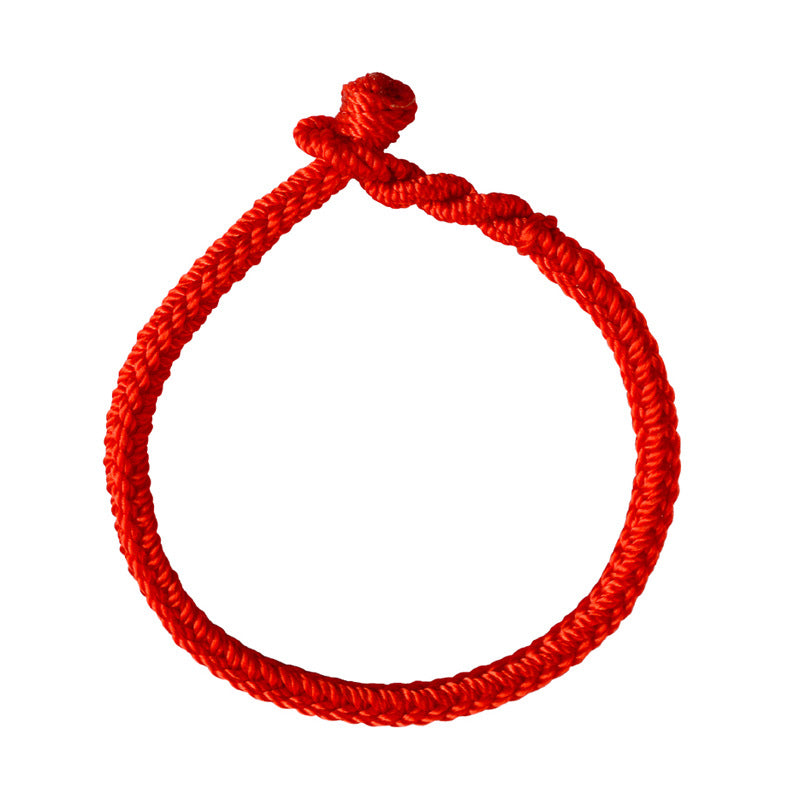Letitdao Hand-Woven Colorful Rope Peace Knot Protection Red Rrope Bracelet