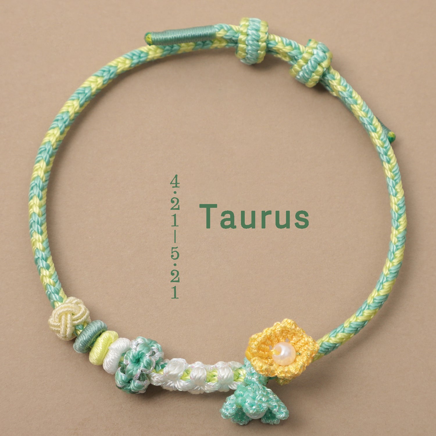 Letitdao Zodiac Braided Red String Bracelet With Knot Of Safety - Luck & Wealth & Love