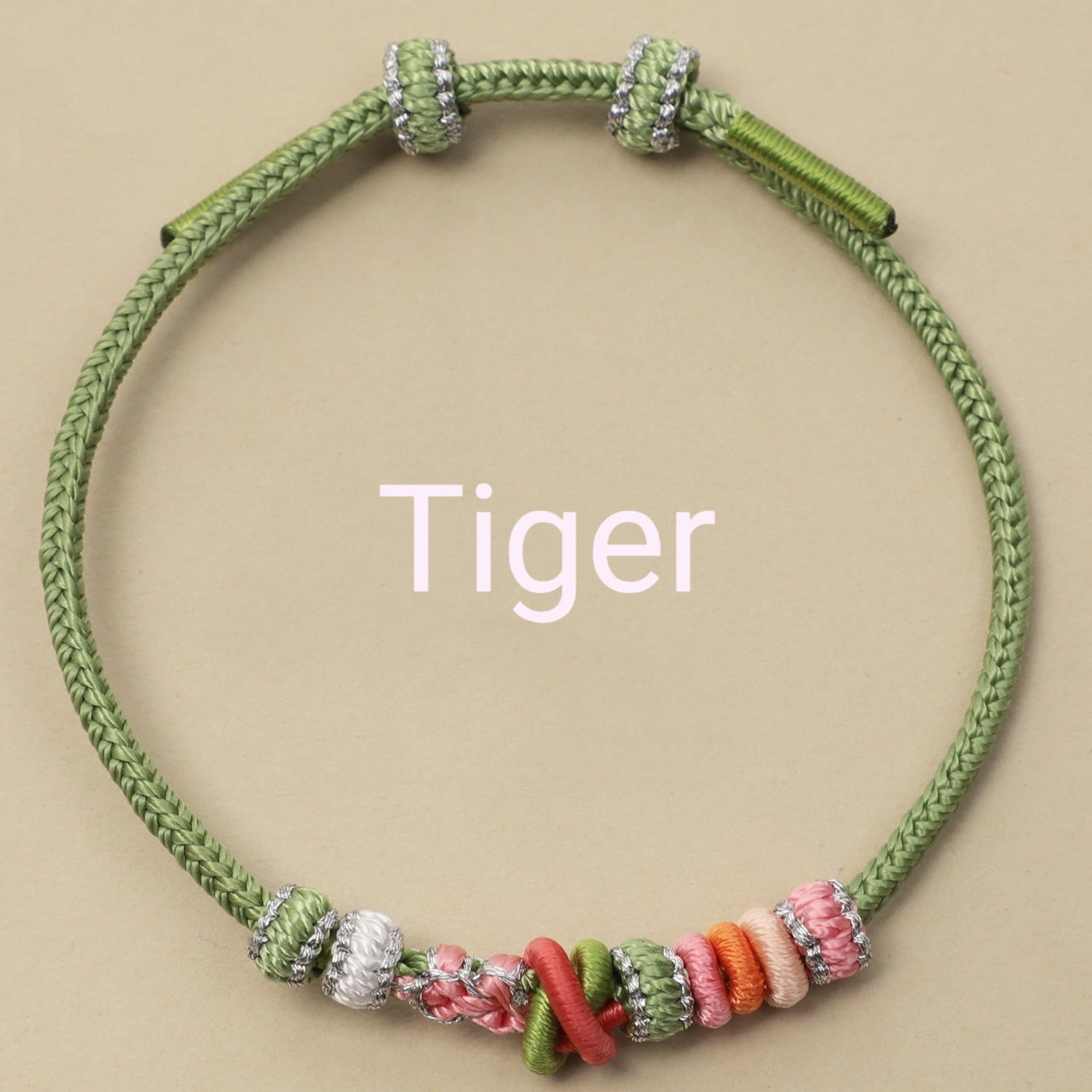 Letitdao Zodiac Red String Safety Knot Peach Blossom Bracelet