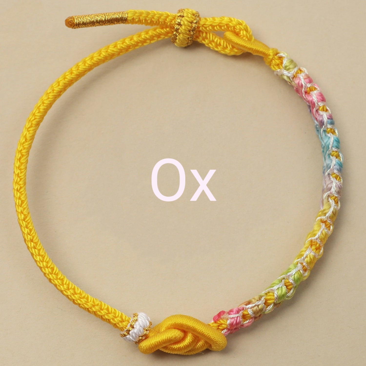 Letitdao Zodiac Red String Safety Knot Peach Blossom Bracelet