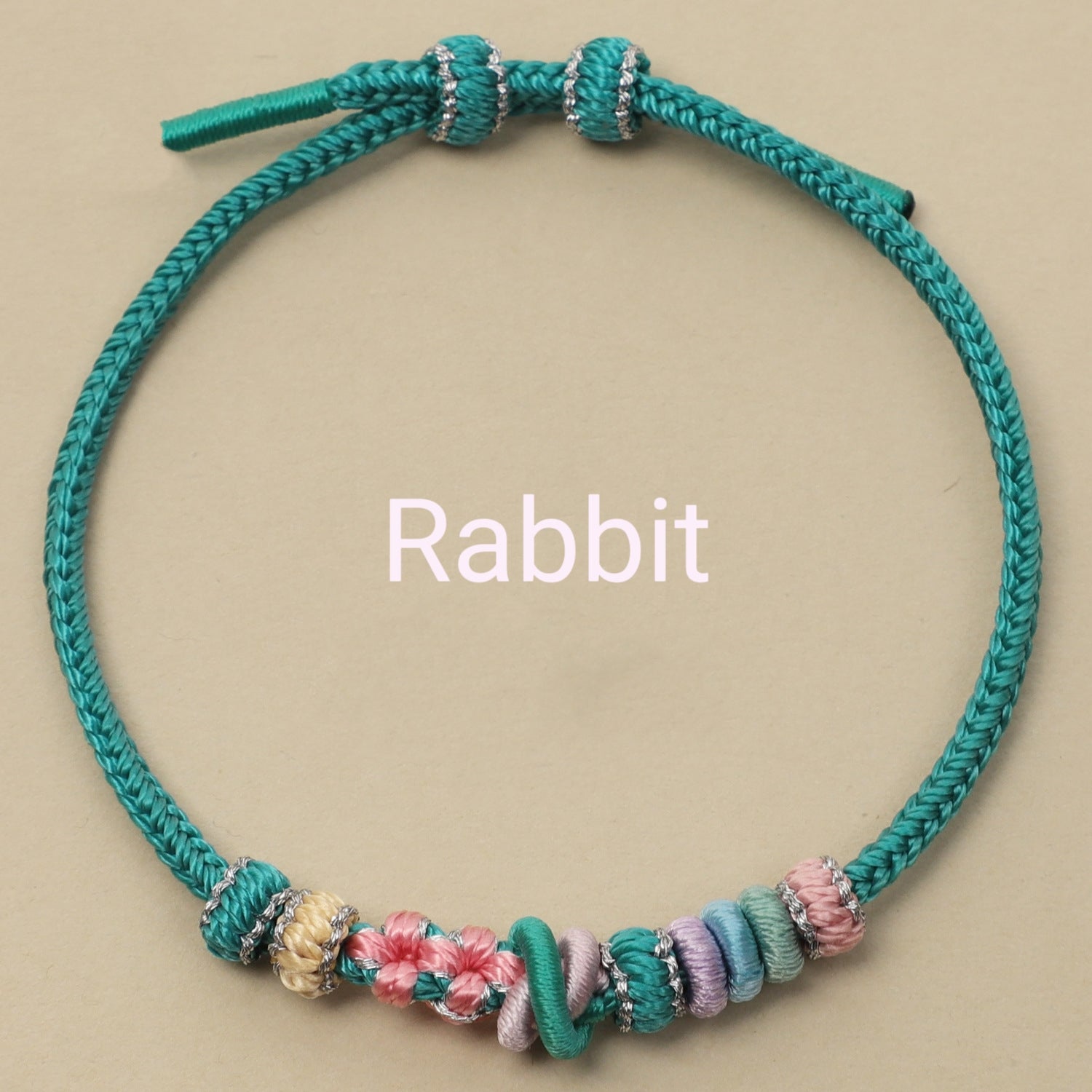 Letitdao Zodiac Red String Safety Knot Peach Blossom Bracelet