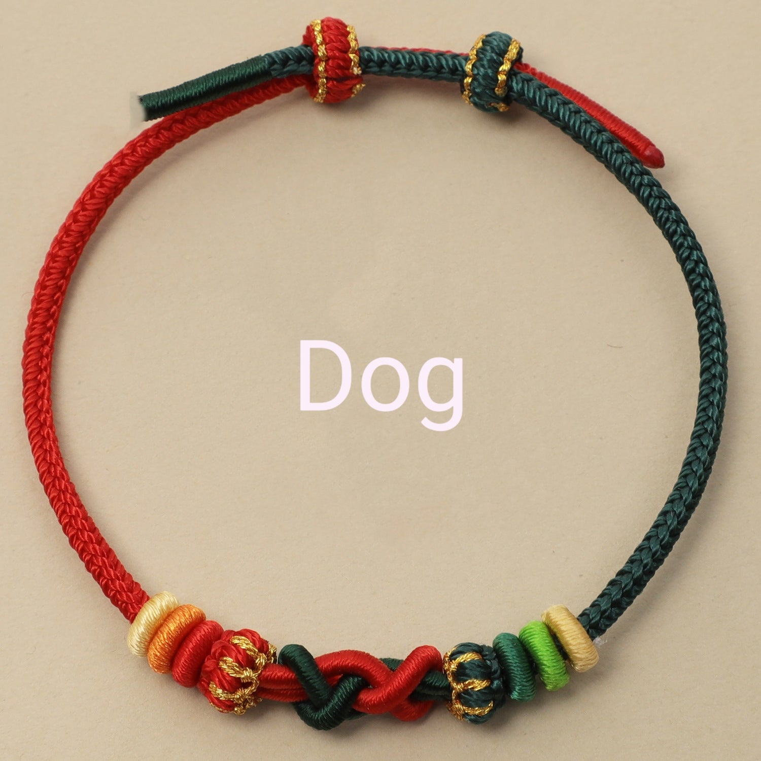 Letitdao Zodiac Red String Safety Knot Peach Blossom Bracelet