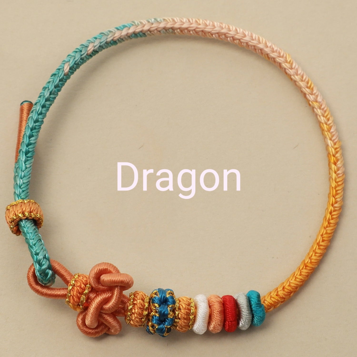 Letitdao Zodiac Red String Safety Knot Peach Blossom Bracelet