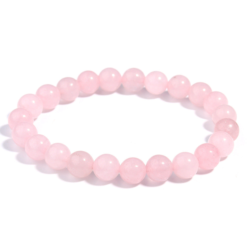 Letitdao Natural Stone Quartz Healing Beads Bracelet