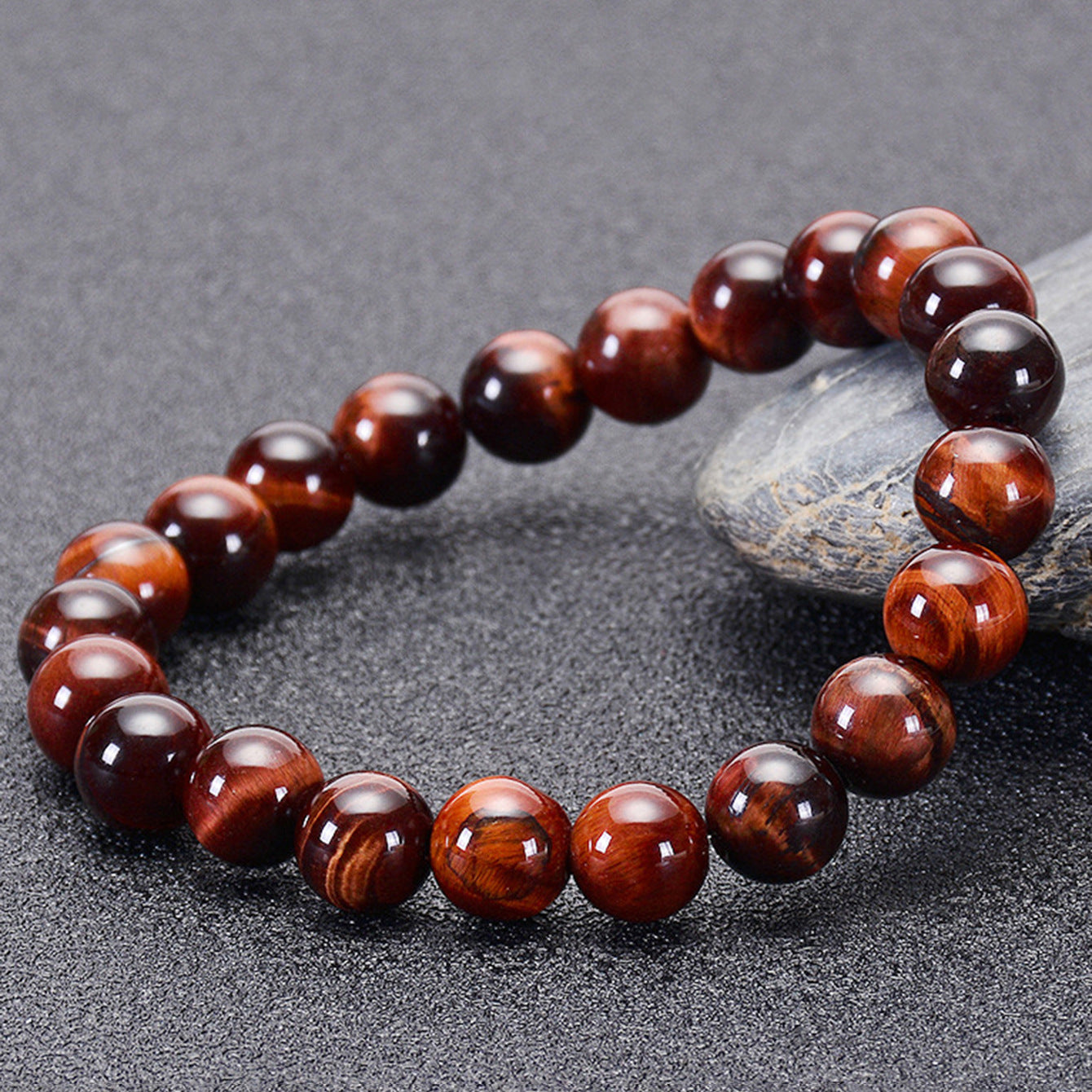 Letitdao Natural Stone Quartz Healing Beads Bracelet