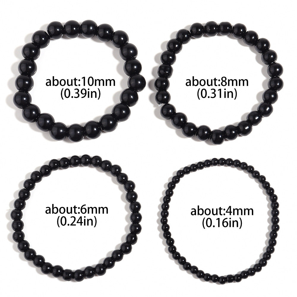 Letitdao Natural Stone Quartz Healing Beads Bracelet