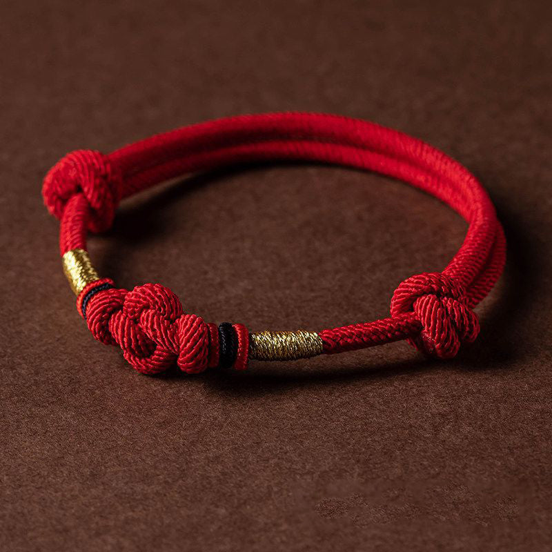 Letitdao Hand-Woven Heart Knot Red String Bracelet Is The Best Choice For Gifts