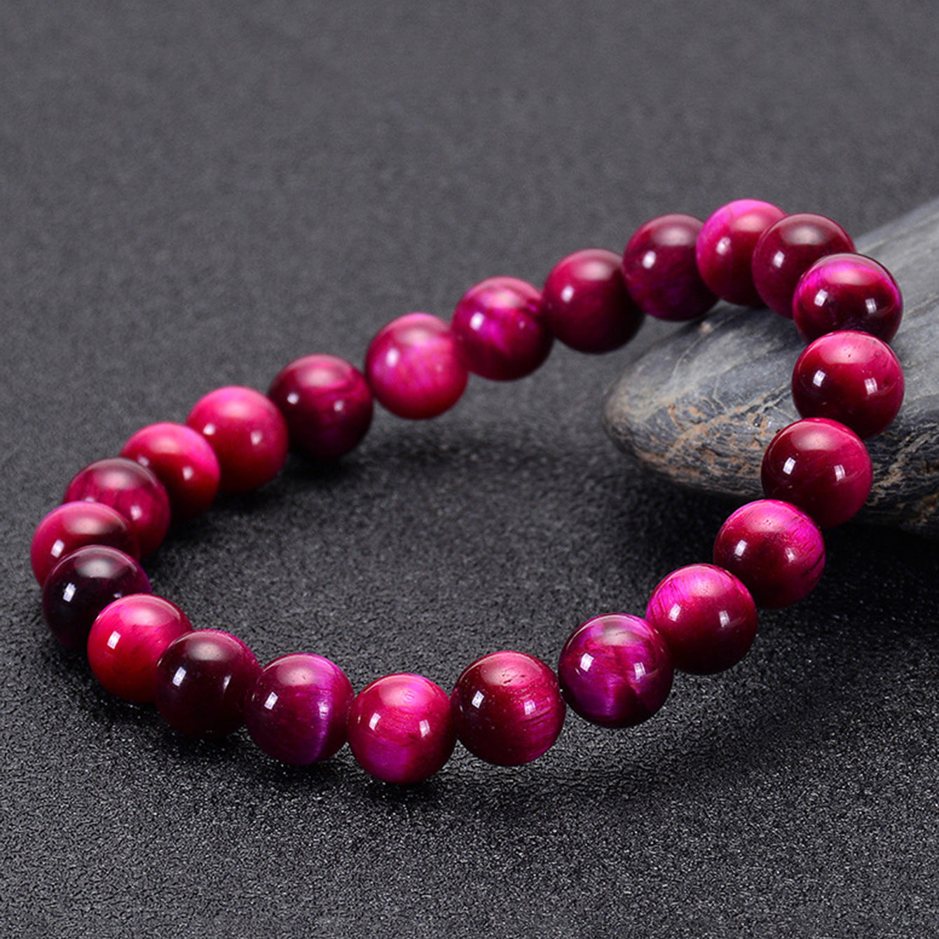 Letitdao Natural Stone Quartz Healing Beads Bracelet