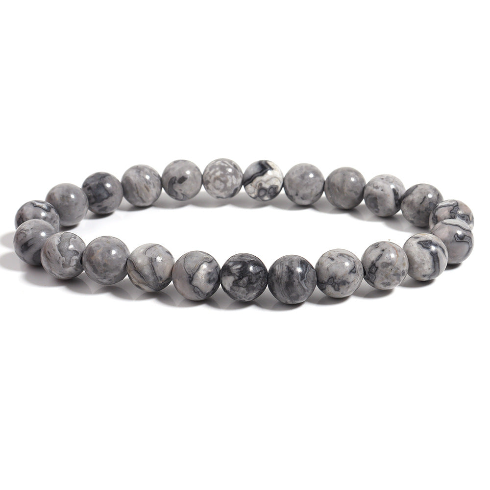 Letitdao Natural Stone Quartz Healing Beads Bracelet