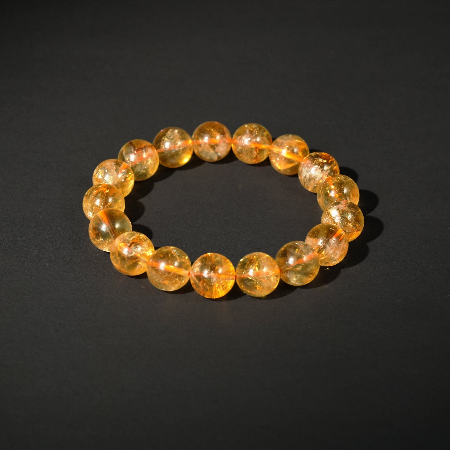 Letitdao Natural Citrine Wealth Bracelet