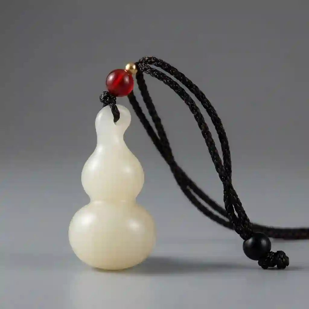 Letitdao An Amulet from the Earth Real Jade "Hulu" Pendant An Ancient Luck Symbol for Modern Life