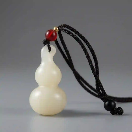 Letitdao An Amulet from the Earth Real Jade "Hulu" Pendant An Ancient Luck Symbol for Modern Life