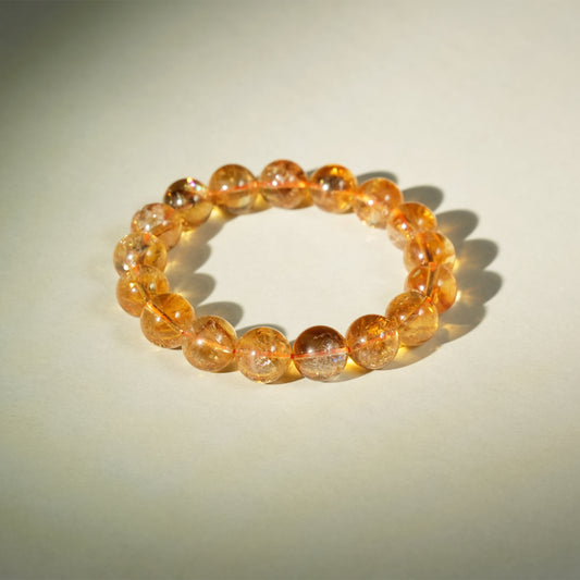 Letitdao Natural Citrine Wealth Bracelet