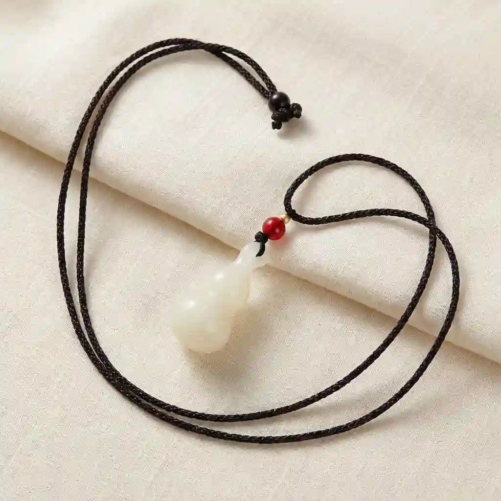 Letitdao An Amulet from the Earth Real Jade "Hulu" Pendant An Ancient Luck Symbol for Modern Life