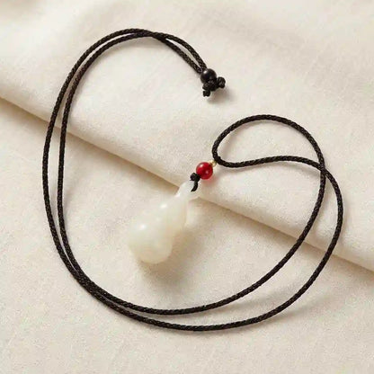 Letitdao An Amulet from the Earth Real Jade "Hulu" Pendant An Ancient Luck Symbol for Modern Life
