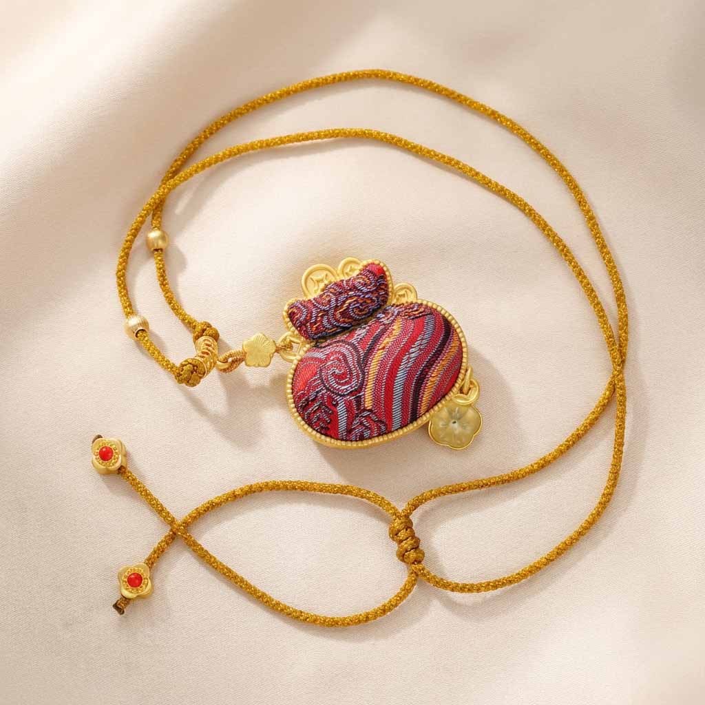 Letitdao A Modern Amulet Meticulously Embroidered Carry the Symbol of "Good Fortune" with You