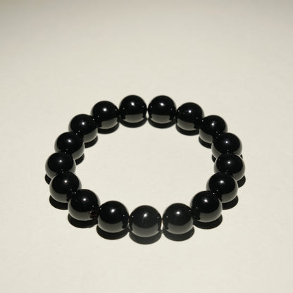 Letitdao Black Obsidian Warding Bracelet - Your Energy Shield