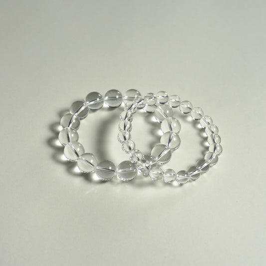 Letitdao Source of Focus & Purity - Clear Quartz Energy Bracelet