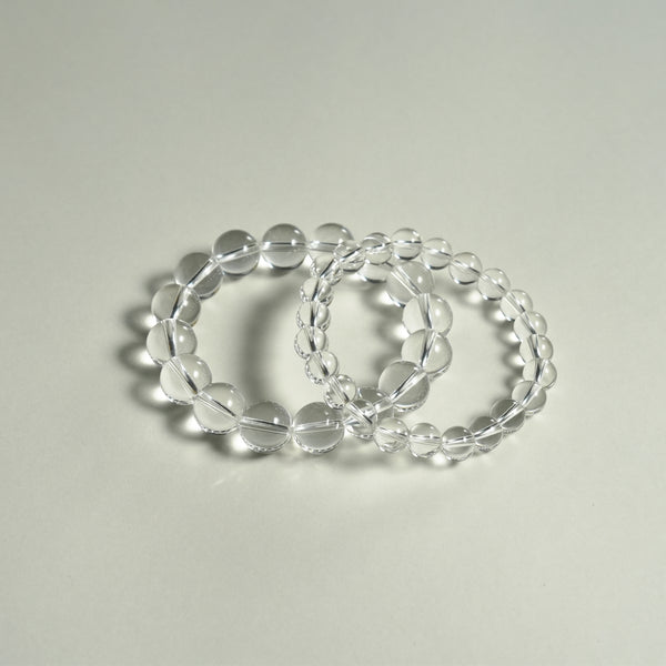 Letitdao Source of Focus & Purity - Clear Quartz Energy Bracelet