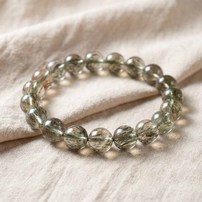 Letitdao Natural Green Tourmaline Bracelet - Stone of Fortune