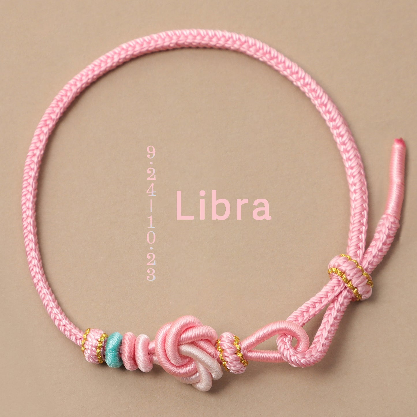 Letitdao Zodiac Braided Red String Bracelet With Knot Of Safety - Luck & Wealth & Love