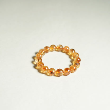 Letitdao Natural Citrine Wealth Bracelet