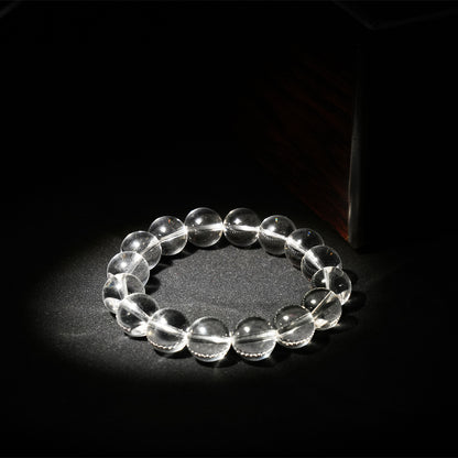 Letitdao Source of Focus & Purity - Clear Quartz Energy Bracelet