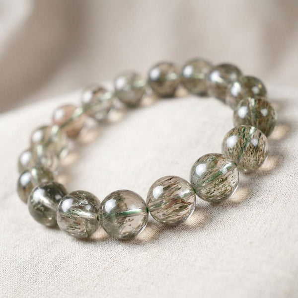 Letitdao Natural Green Tourmaline Bracelet - Stone of Fortune