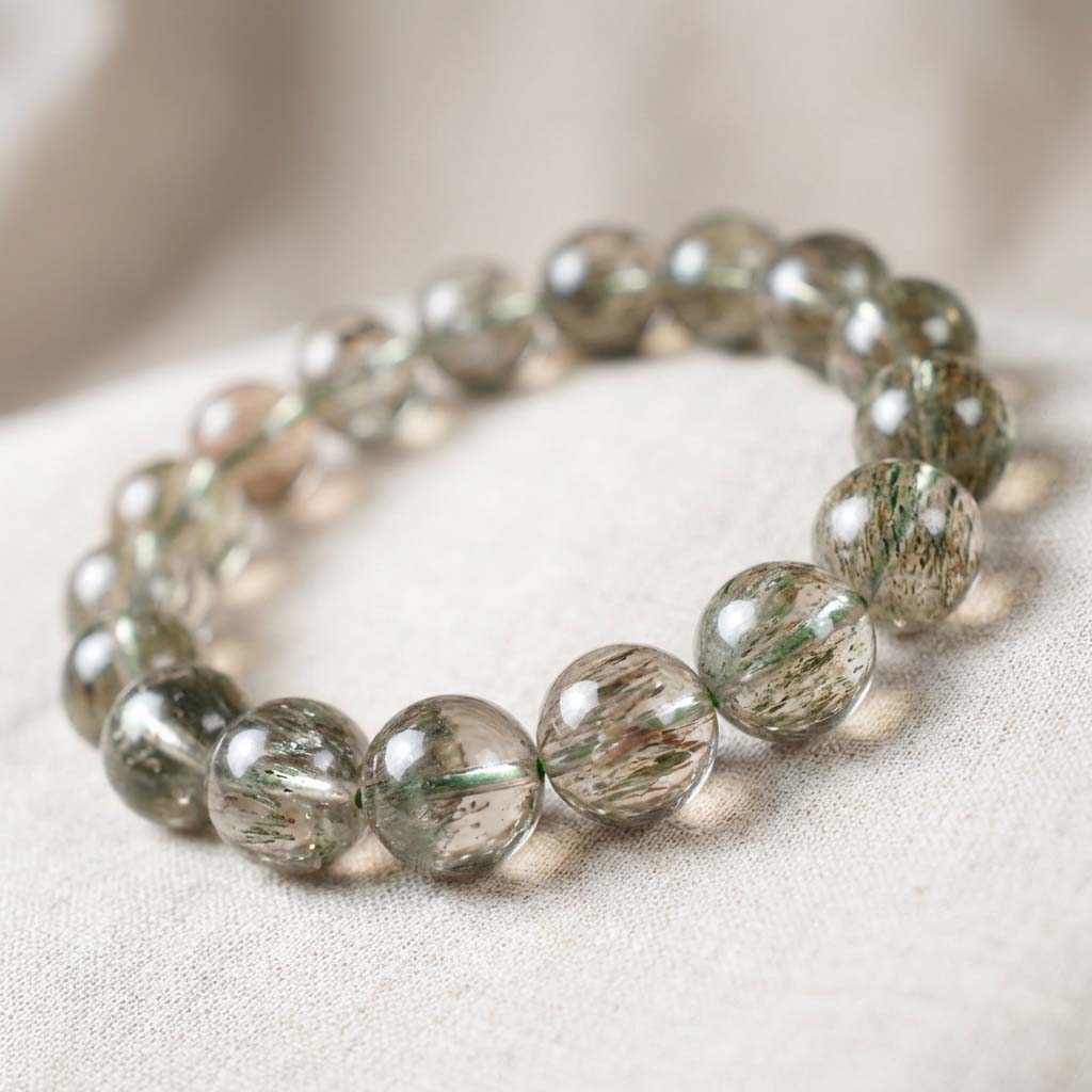 Letitdao Natural Green Tourmaline Bracelet - Stone of Fortune