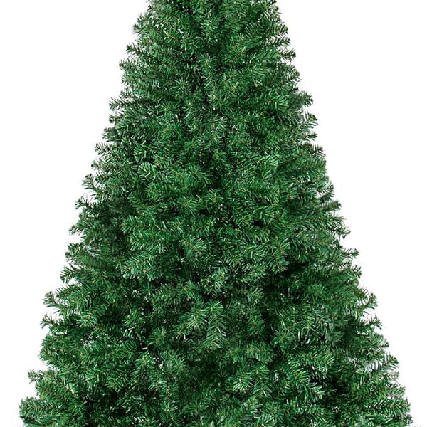 Letitdao Best Choice Products Artificial Christmas Tree 8ft Premium Unlit Hinged Design Dense Branches Realistic Holiday Décor w/Easy Assembly Base