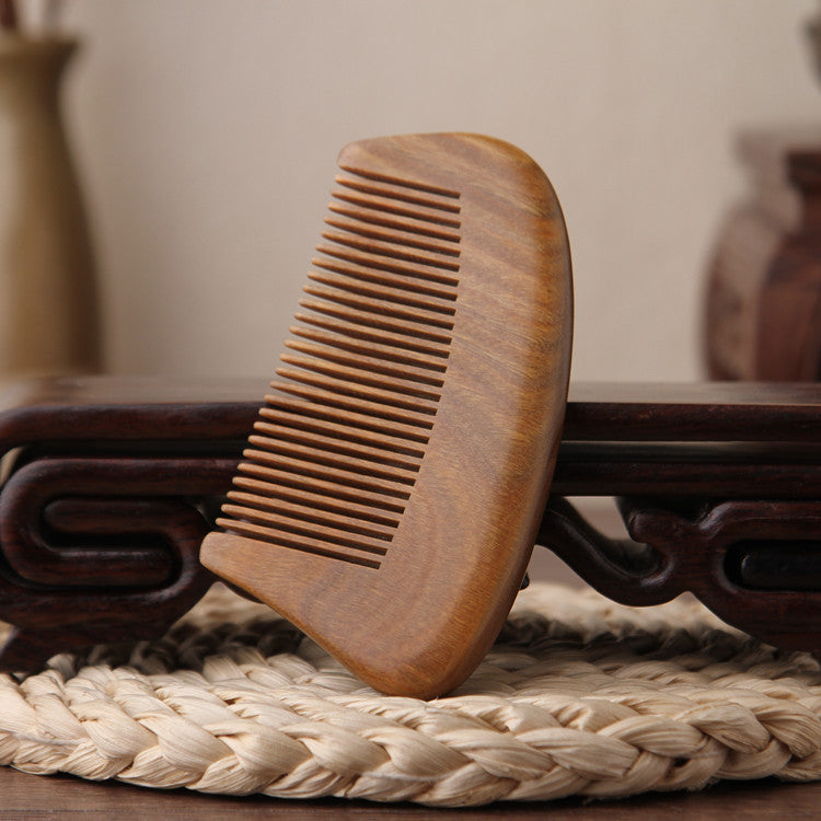 Letitdao Mindfulness Comb for Meditation & Stress Relief Natural Green Sandalwood for Aromatherapy & Present Moment Awareness