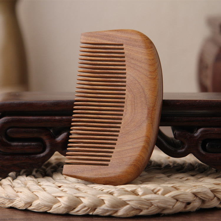 Letitdao Mindfulness Comb for Meditation & Stress Relief Natural Green Sandalwood for Aromatherapy & Present Moment Awareness