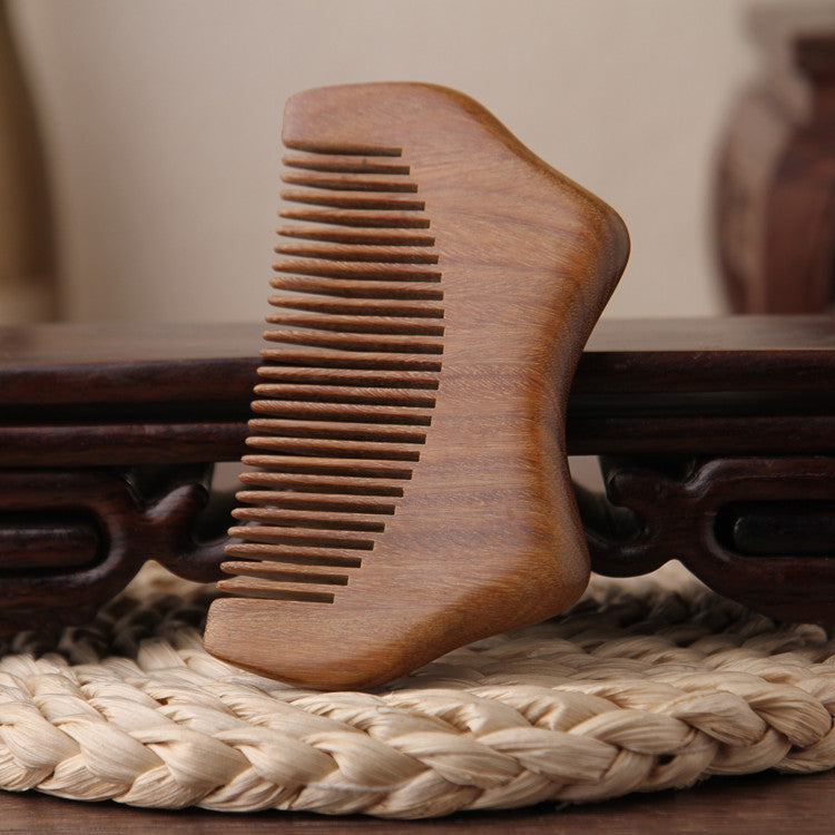 Letitdao Mindfulness Comb for Meditation & Stress Relief Natural Green Sandalwood for Aromatherapy & Present Moment Awareness