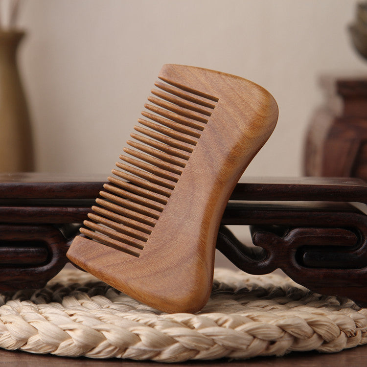 Letitdao Mindfulness Comb for Meditation & Stress Relief Natural Green Sandalwood for Aromatherapy & Present Moment Awareness