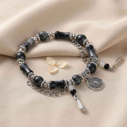 Letitdao Yin Yang Energy Balancing Bracelet • Taoist Bagua Inspired Jewelry for Harmony & Focus