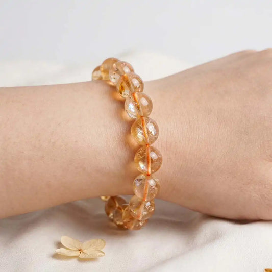 Letitdao One-of-a-Kind Energy Field This Rare Inclusion Quartz Bracelet Amplifies Your Deepest Intentions