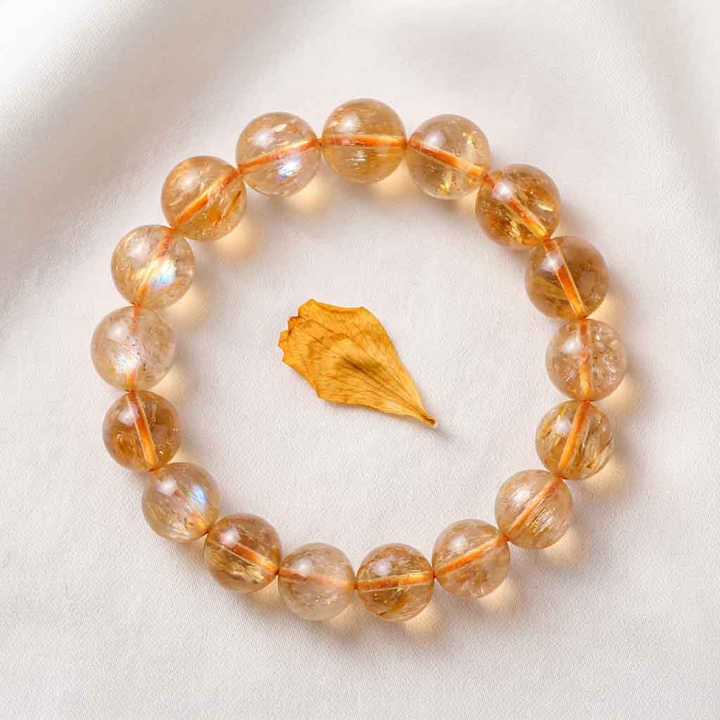 Letitdao One-of-a-Kind Energy Field This Rare Inclusion Quartz Bracelet Amplifies Your Deepest Intentions