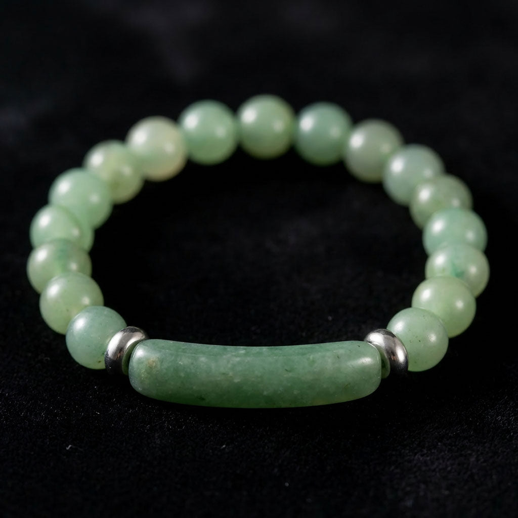 Letitdao Unlock Opportunities & Wealth Flow Classic Natural Aventurine Bracelet for Prosperity & Luck