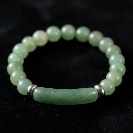 Letitdao Unlock Opportunities & Wealth Flow Classic Natural Aventurine Bracelet for Prosperity & Luck