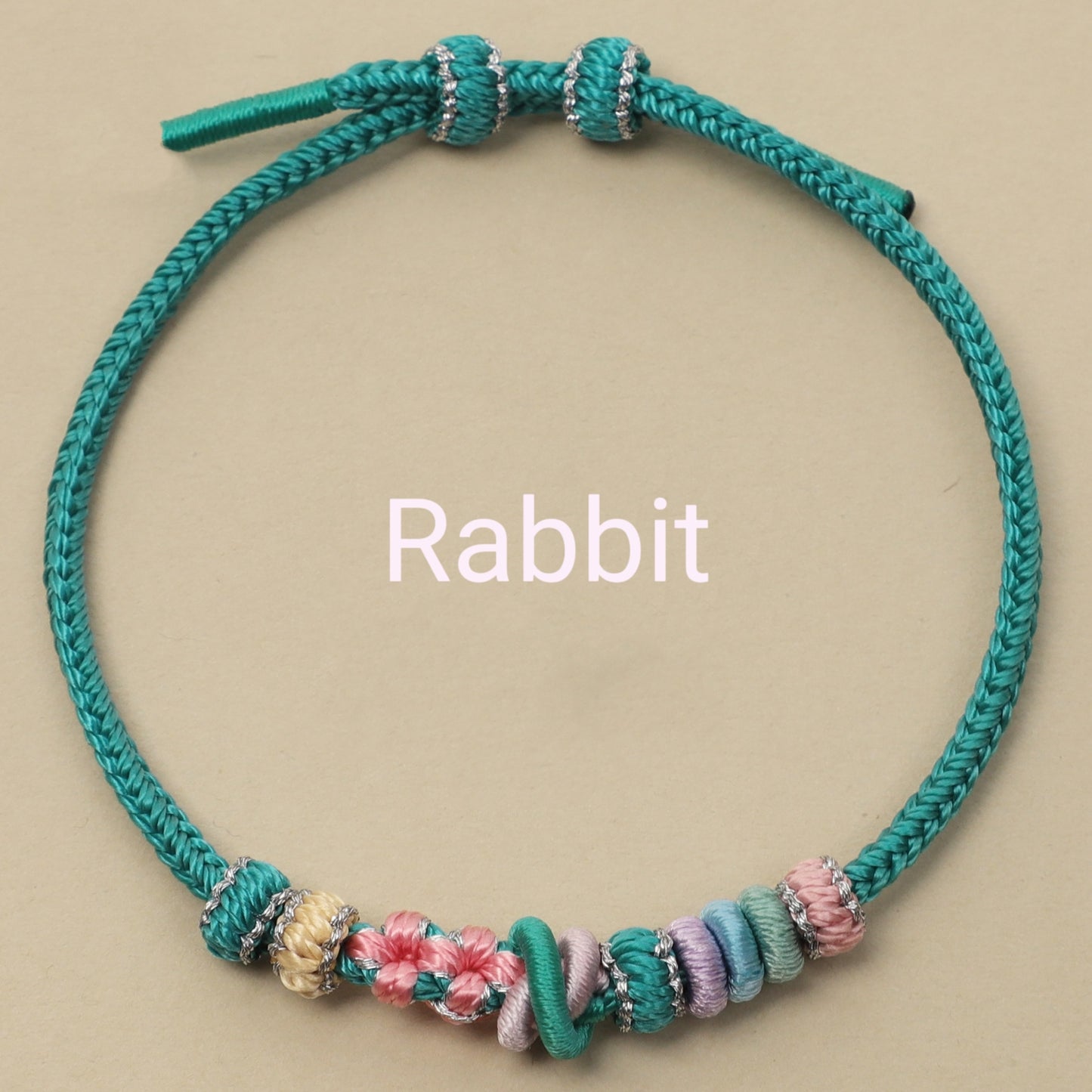 Letitdao Zodiac Red String Safety Knot Peach Blossom Bracelet