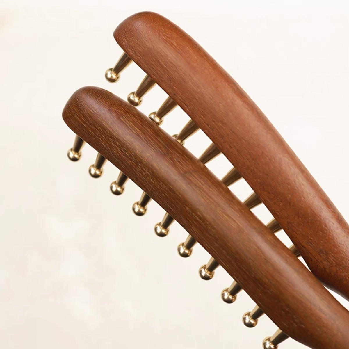 Sale Letitdao Brass Scalp Revival Comb Ayurvedic Massage Tool for Energy Flow & Tension Relief Gua Sha Scraping Implement