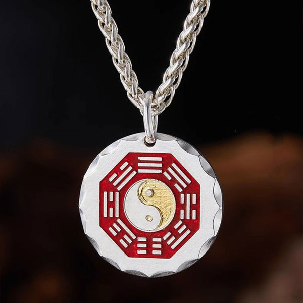 Letitdao Taoist Yin Yang Pendant Necklace – A Modern Talisman for Balance & Daily Style