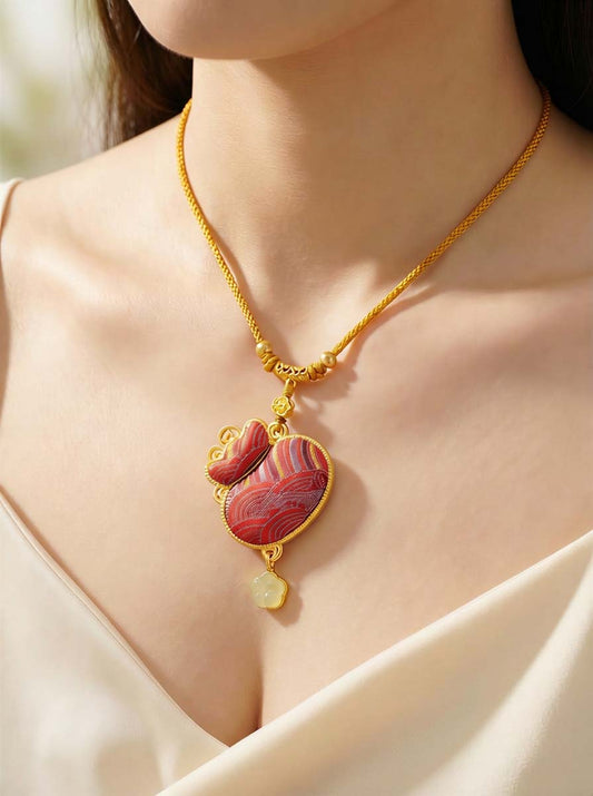 Letitdao A Modern Amulet Meticulously Embroidered Carry the Symbol of "Good Fortune" with You