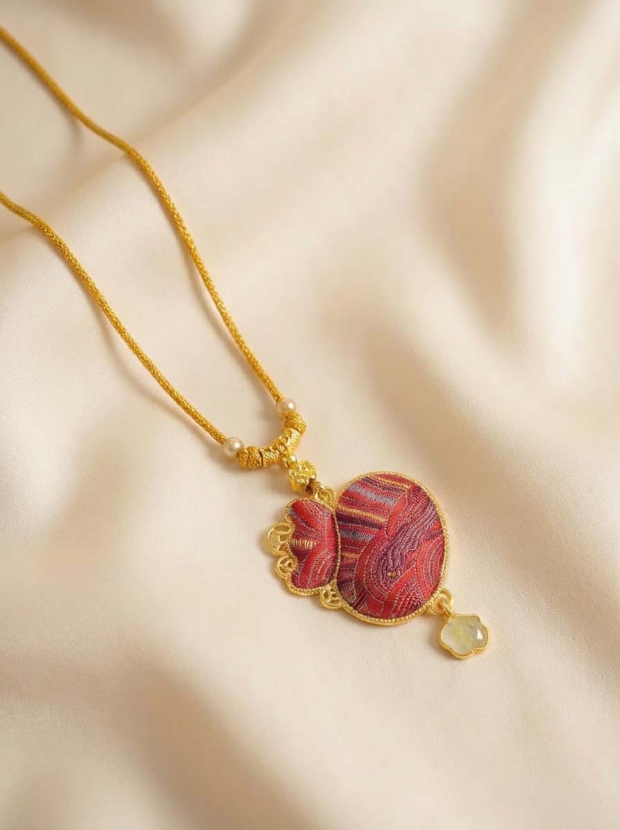 Letitdao A Modern Amulet Meticulously Embroidered Carry the Symbol of "Good Fortune" with You